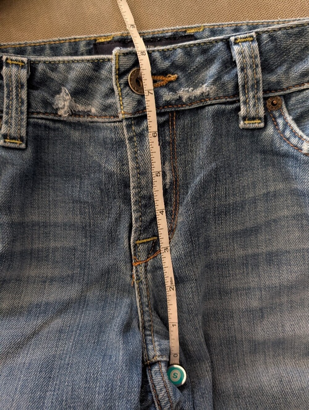 Lucky Brand Women's Slim Straight Light Blue Jeans - Picture 7 of 7
